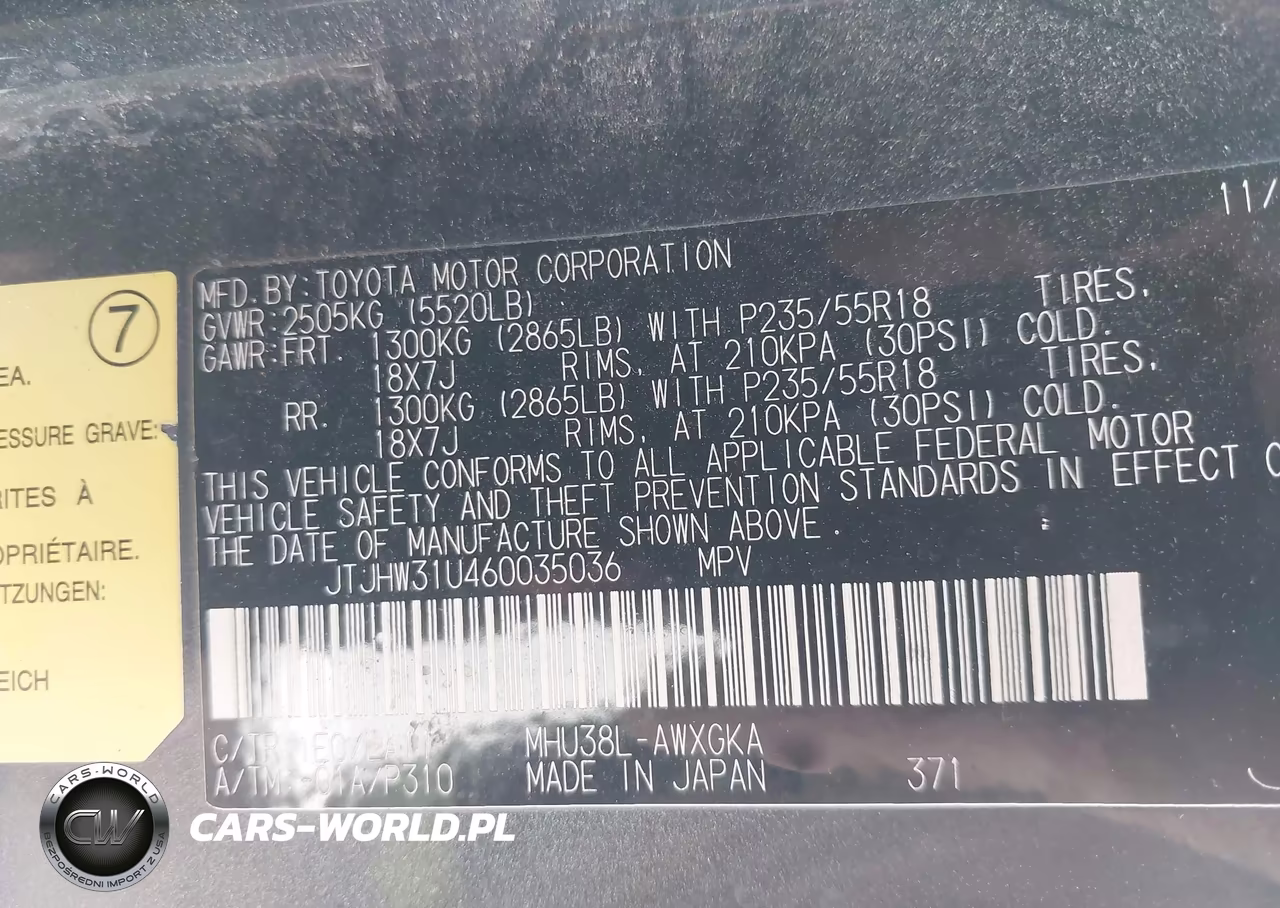 2006 Lexus Rx 400 VIN:JTJHW31U460035036 - 9