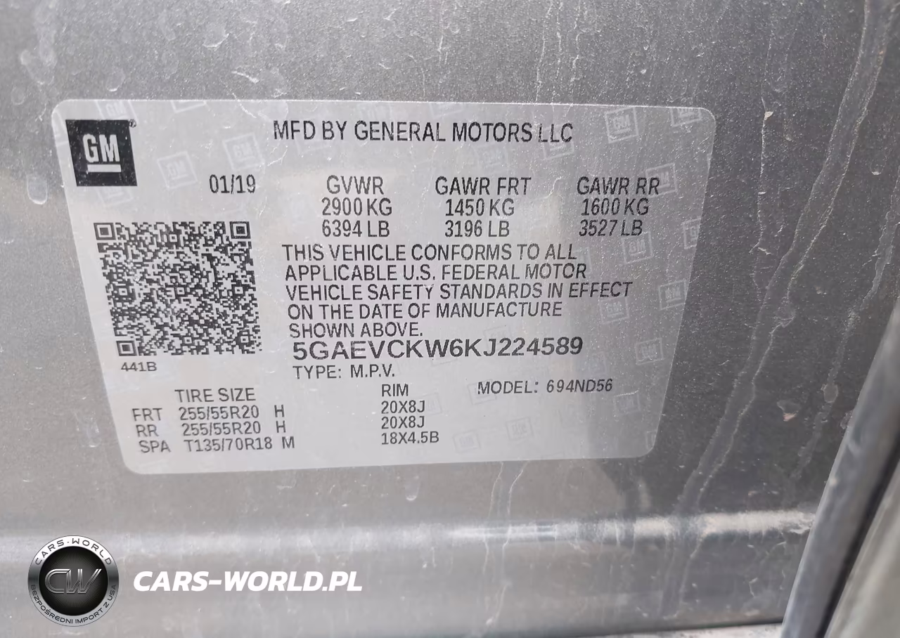 2019 Buick Enclave Awd Avenir VIN:5GAEVCKW6KJ224589 - 9