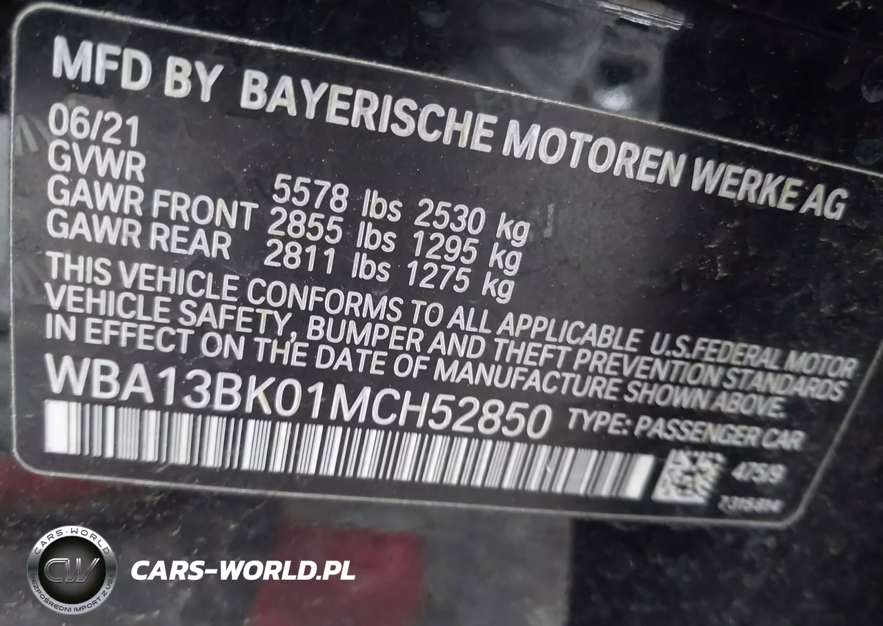 2021 BMW M550I xDrive VIN:WBA13BK01MCH52850 - 9