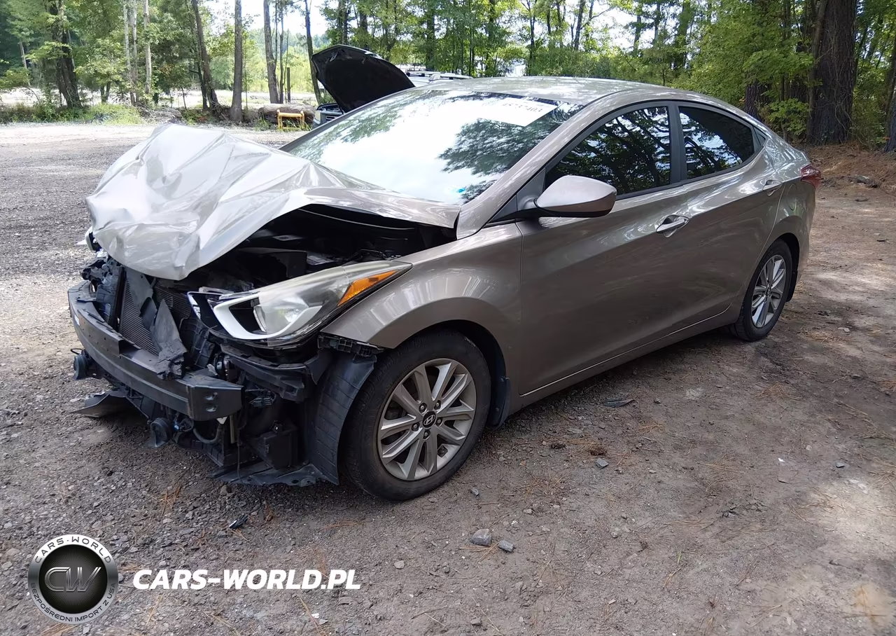 2016 Hyundai Elantra Se VIN:5NPDH4AE4GH716277 - 2