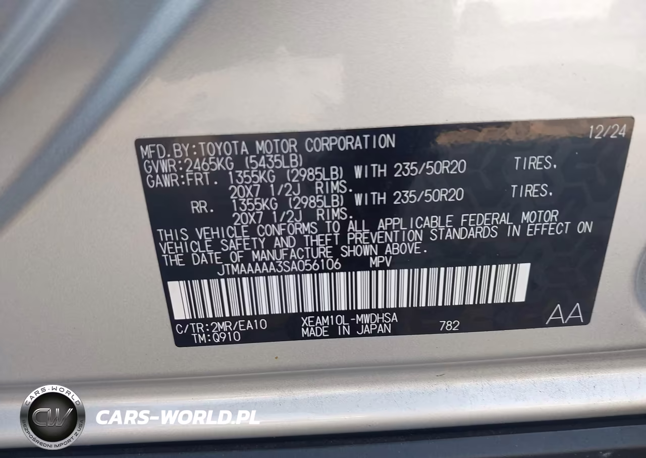 2025 Toyota Bz4X Limited VIN:JTMAAAAA3SA056106 - 9