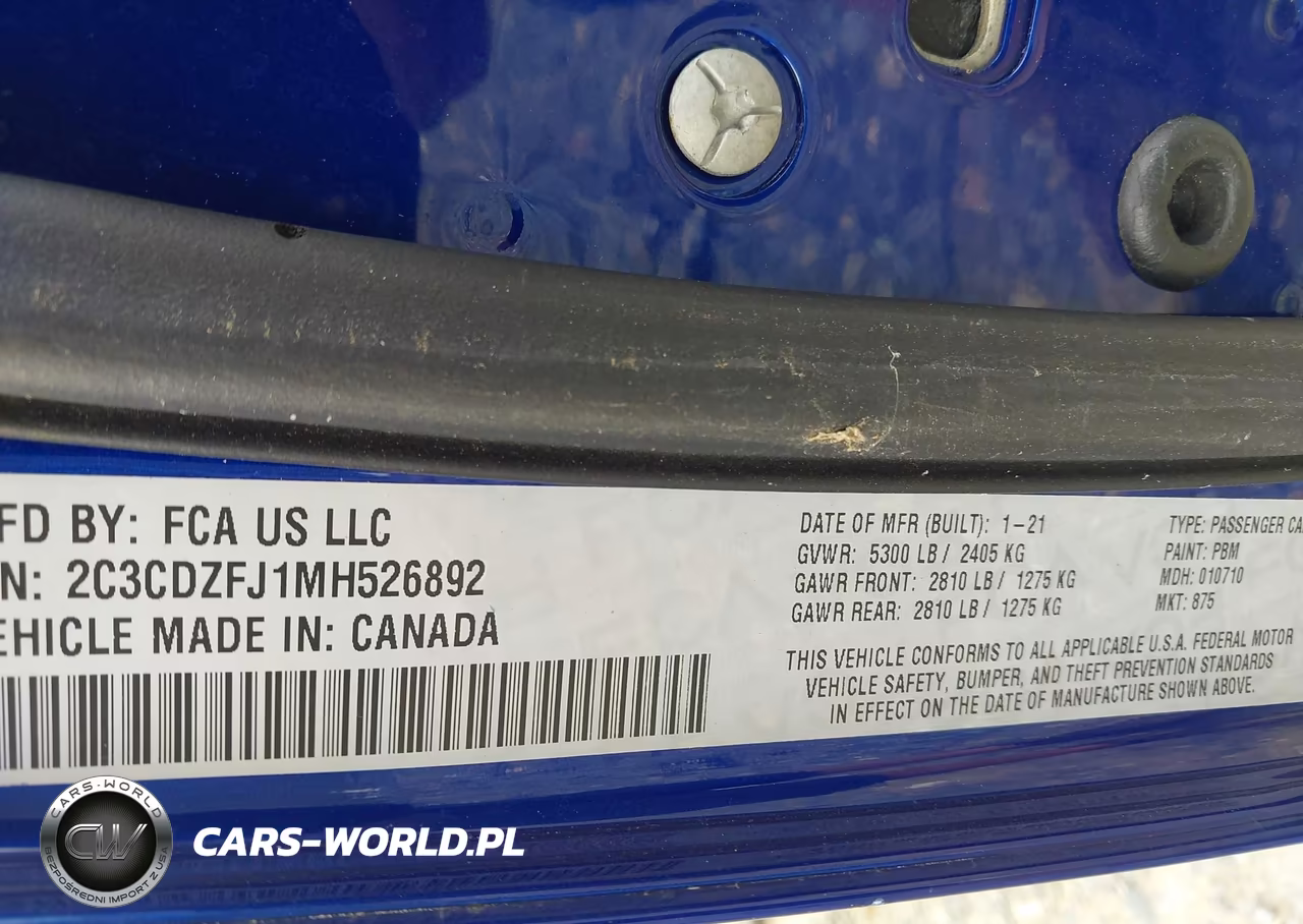 2021 Dodge Challenger R-T Scat Pack VIN:2C3CDZFJ1MH526892 - 9