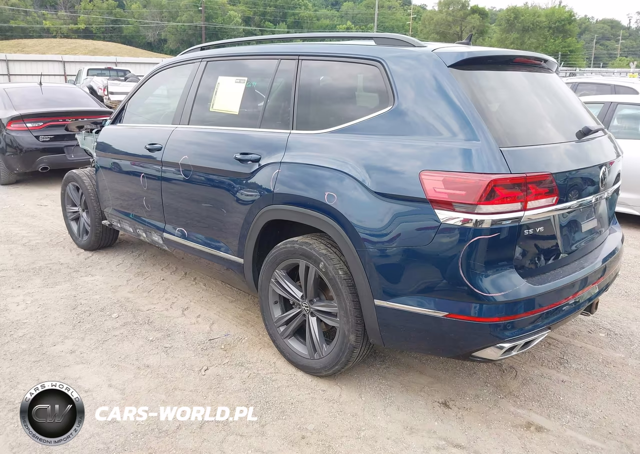 2021 Volkswagen Atlas 3.6L V6 Se W-Technology R-Line VIN:1V2RR2CA0MC577773 - 3