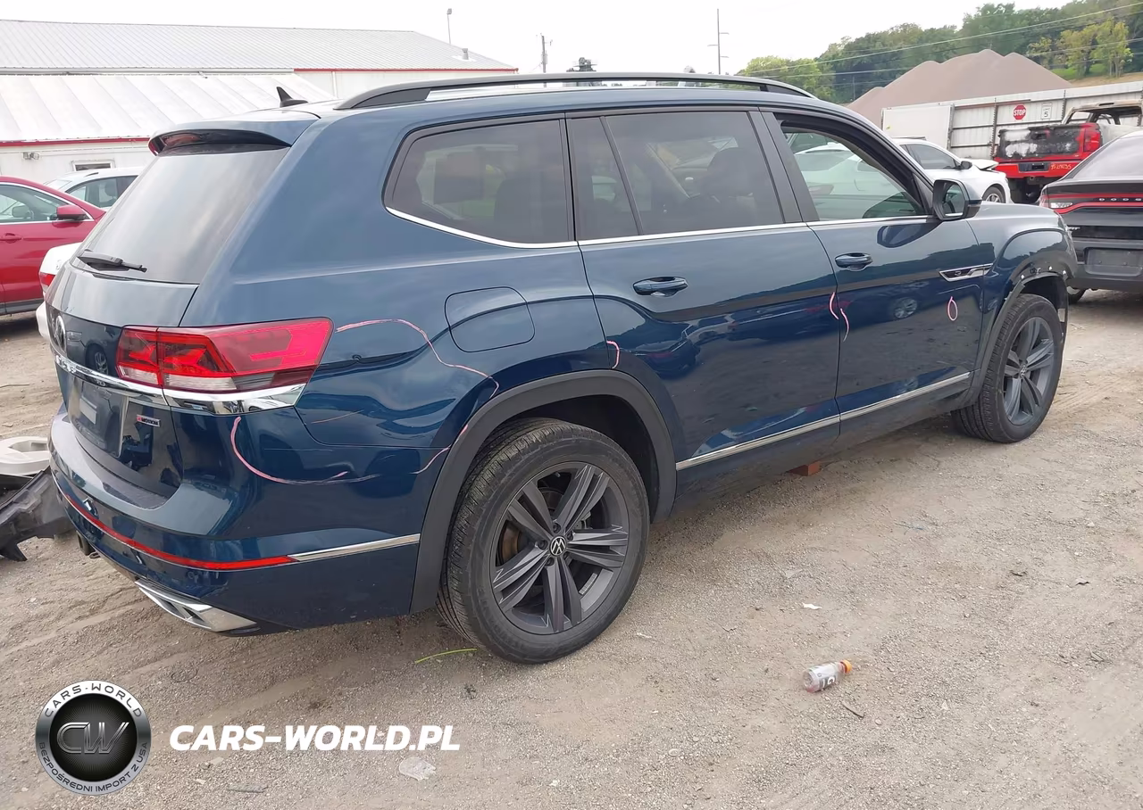 2021 Volkswagen Atlas 3.6L V6 Se W-Technology R-Line VIN:1V2RR2CA0MC577773 - 4