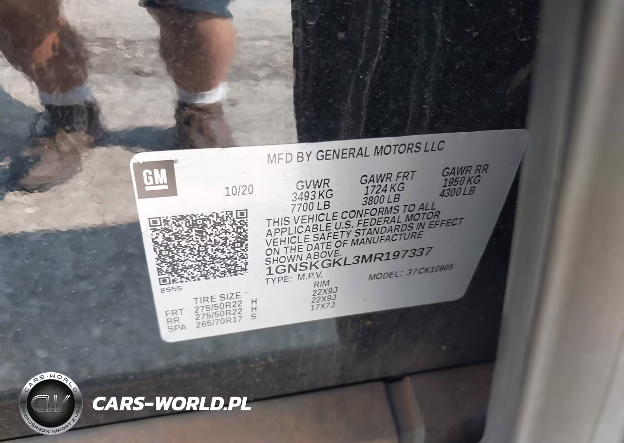 2021 Chevrolet Suburban 4Wd High Country VIN:1GNSKGKL3MR197337 - 9