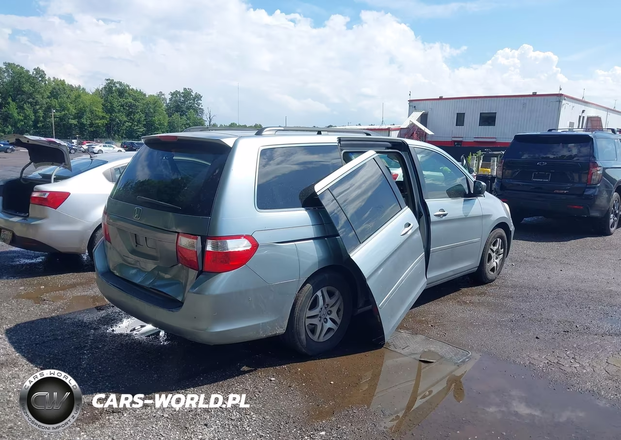 2007 Honda Odyssey Ex VIN:5FNRL38417B078211 - 4