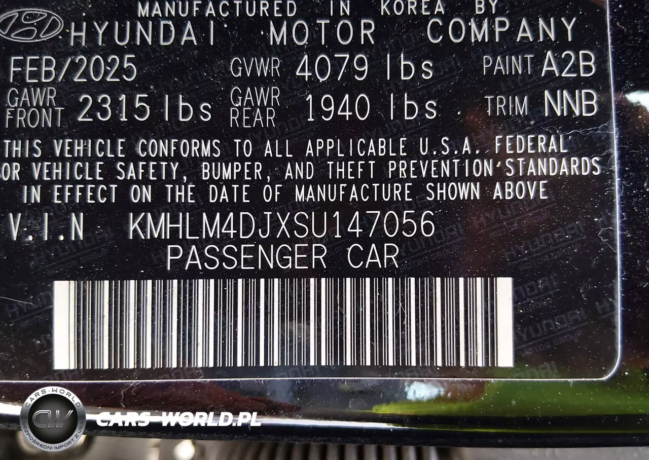 2025 Hyundai Elantra Hybrid Sel Sport VIN:KMHLM4DJXSU147056 - 9