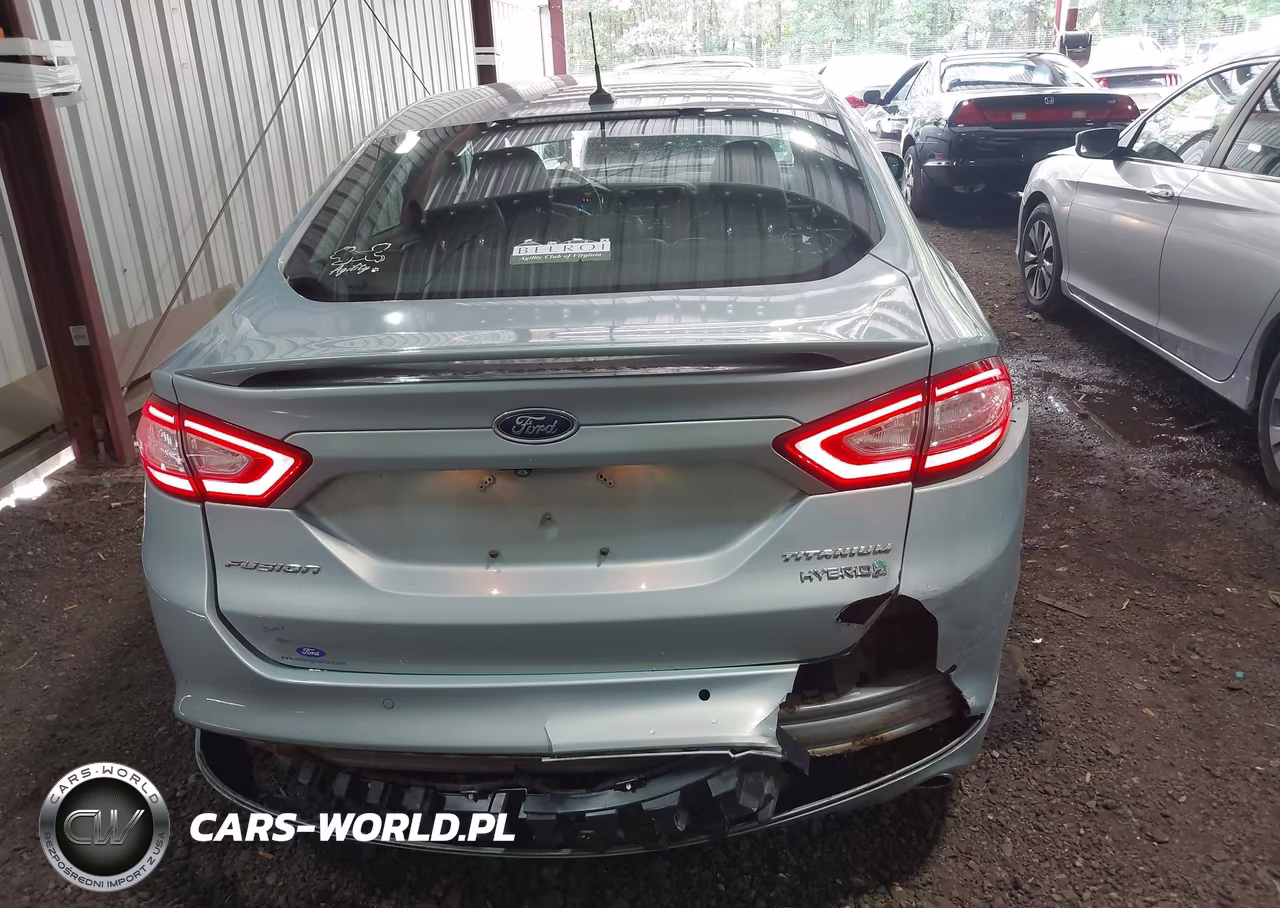 2014 Ford Fusion Hybrid Titanium VIN:3FA6P0RU6ER255714 - 16