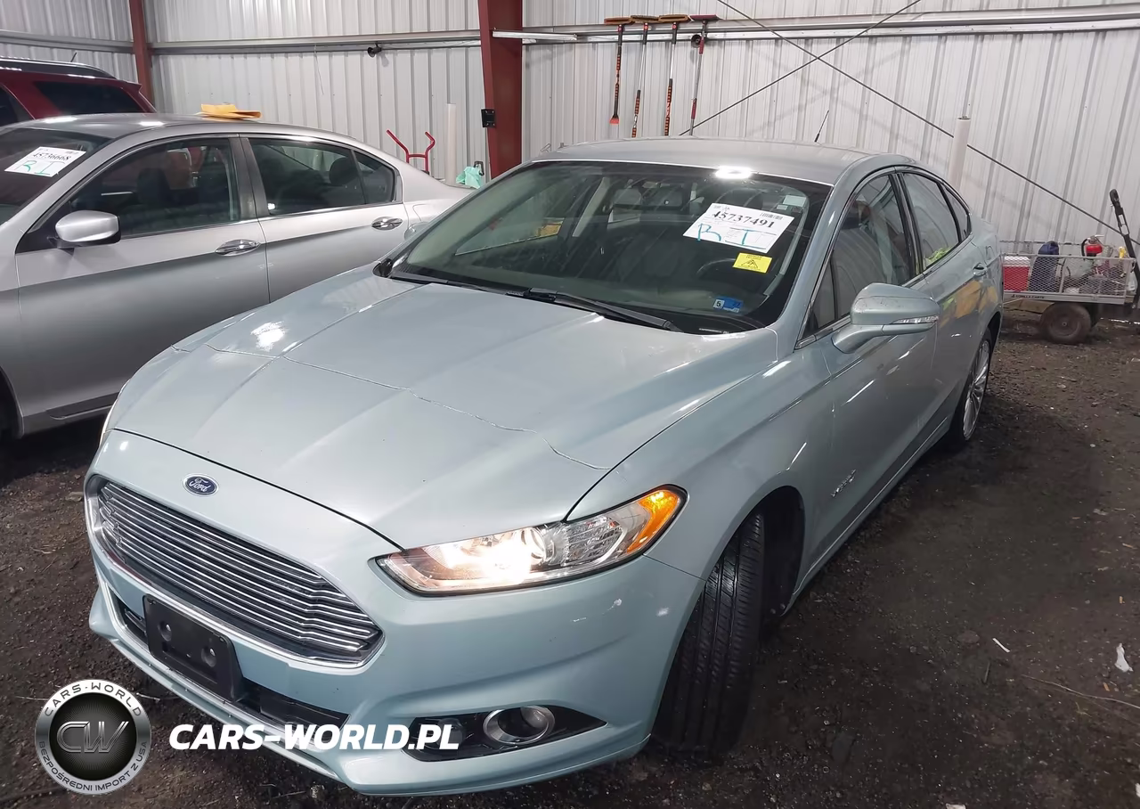 2014 Ford Fusion Hybrid Titanium VIN:3FA6P0RU6ER255714 - 2