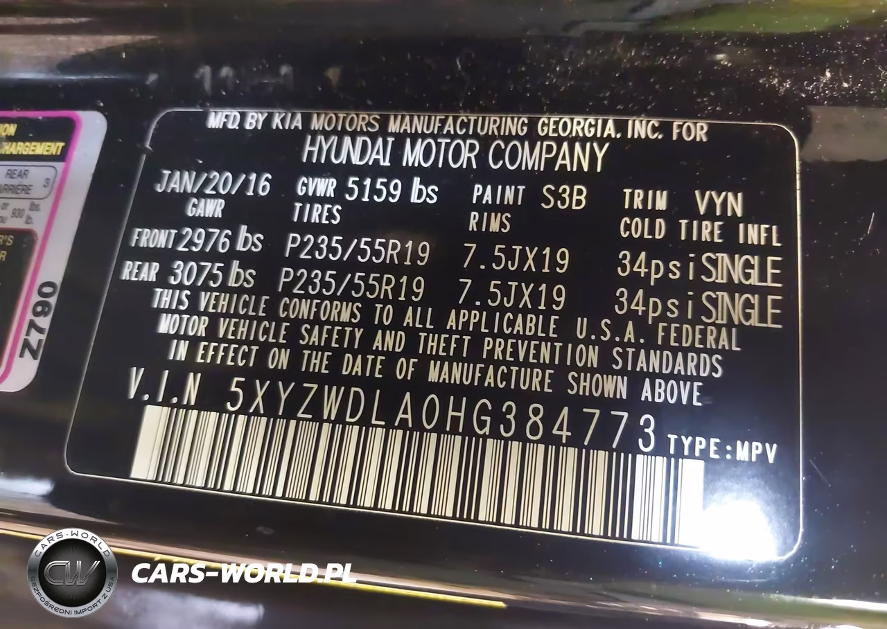2017 Hyundai Santa Fe Sport 2.0T Ultimate VIN:5XYZWDLA0HG384773 - 9