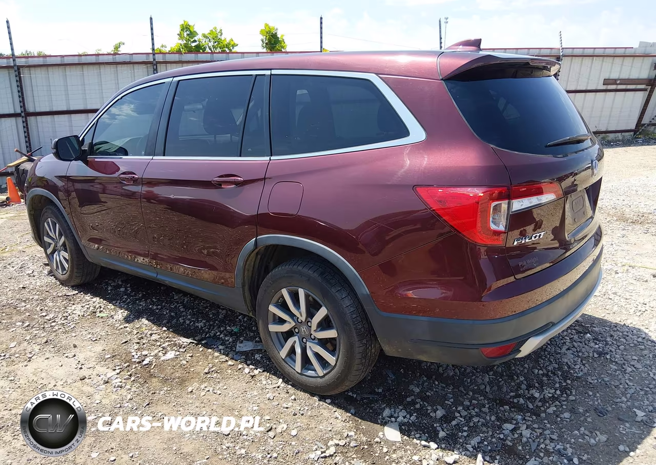 2019 Honda Pilot Ex VIN:5FNYF5H39KB045648 - 3