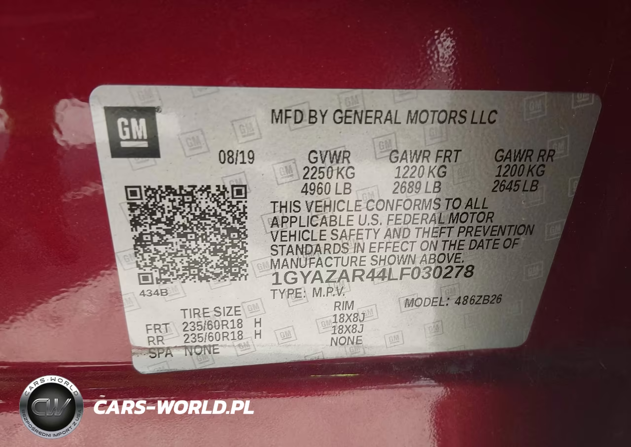 2020 Cadillac Xt4 Fwd Luxury VIN:1GYAZAR44LF030278 - 9