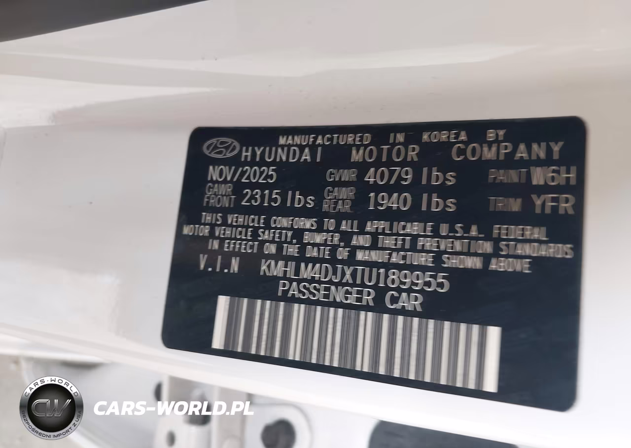 2026 Hyundai Elantra Hybrid Blue VIN:KMHLM4DJXTU189955 - 9