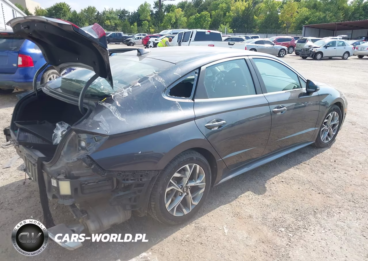 2020 Hyundai Sonata Sel VIN:5NPEF4JA7LH056916 - 4
