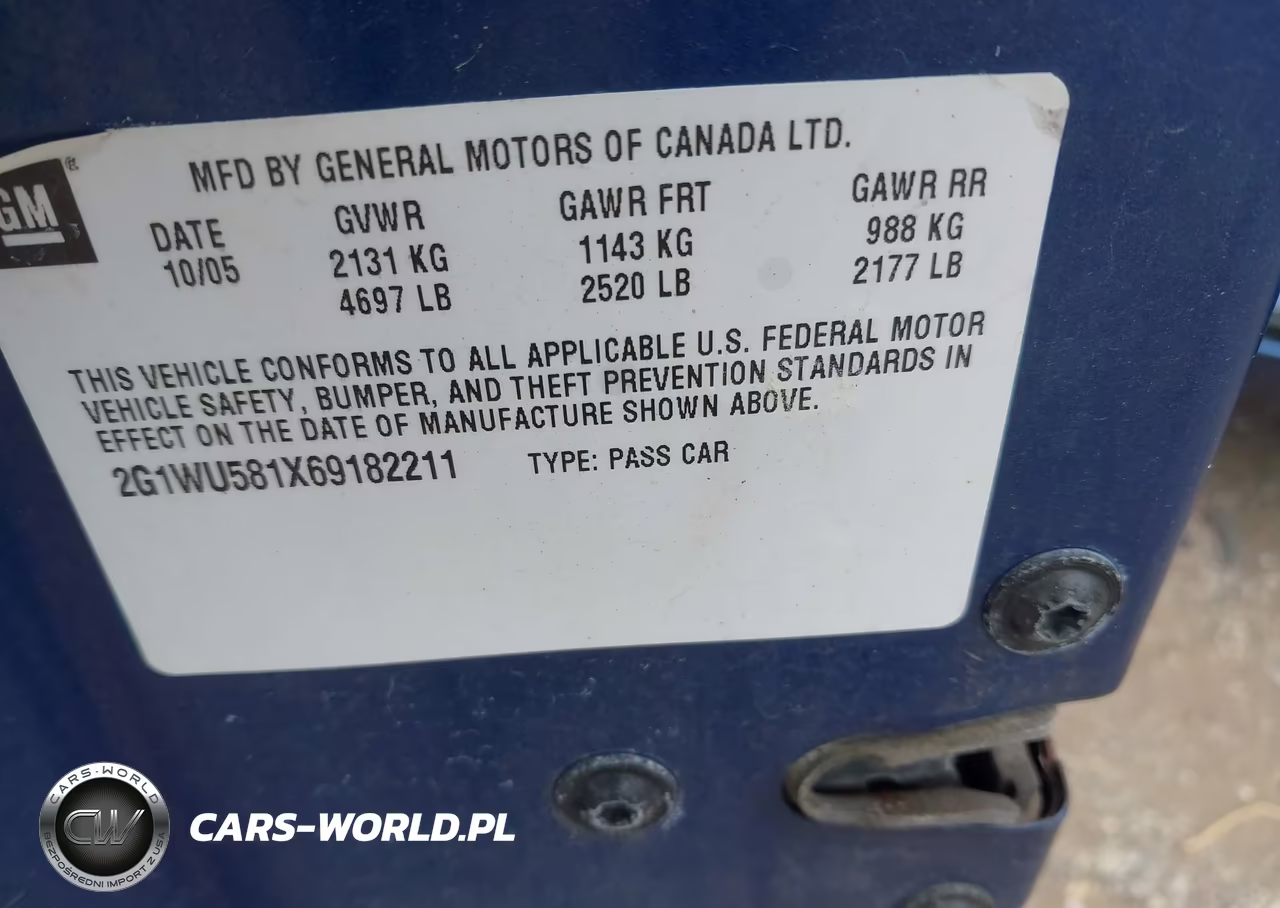 2006 Chevrolet Impala Ltz VIN:2G1WU581X69182211 - 9