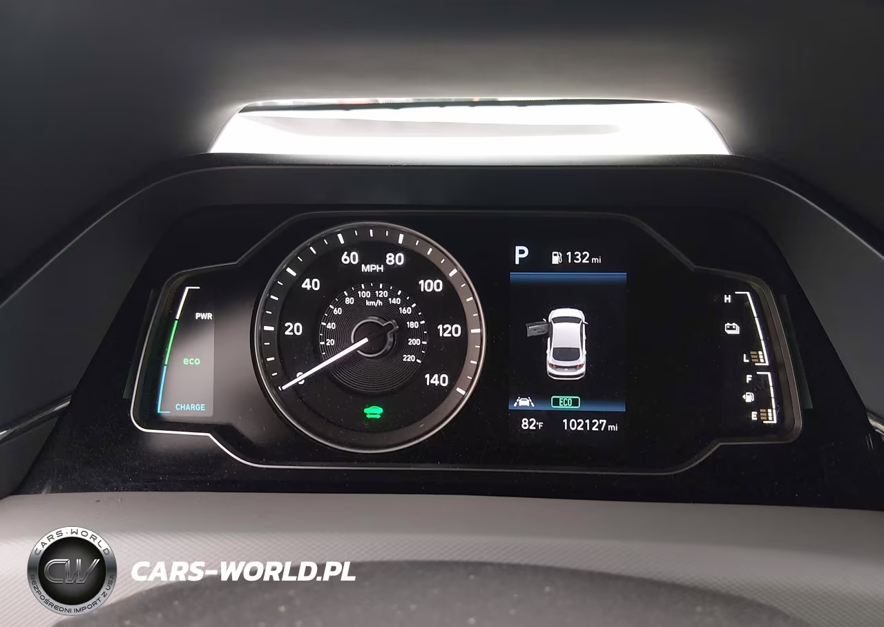2020 Hyundai Ioniq Hybrid Blue VIN:KMHC65LC7LU232554 - 7