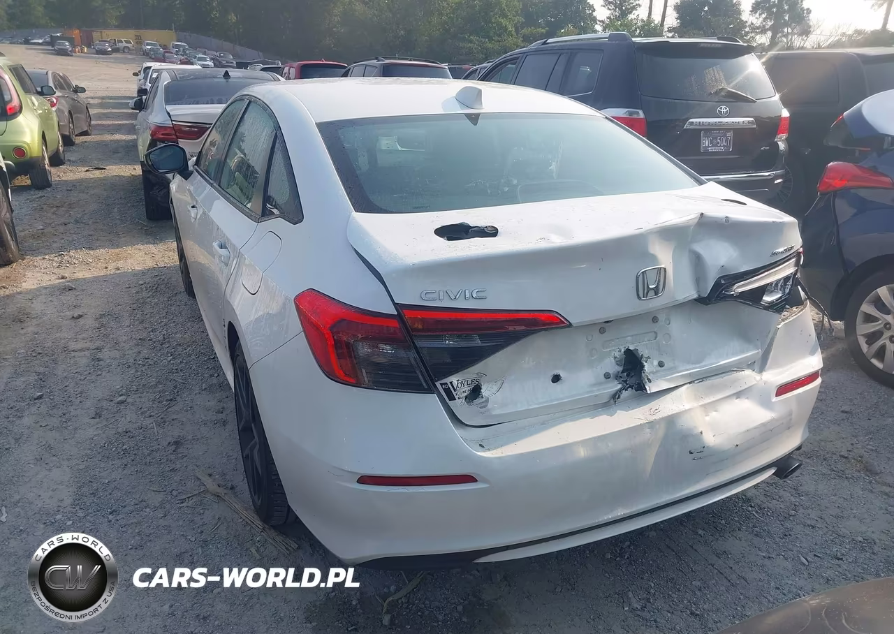 2022 Honda Civic Sport VIN:2HGFE2F58NH502575 - 3