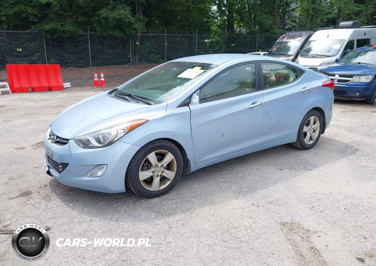 2013 Hyundai Elantra Gls VIN:KMHDH4AE6DU774520 - 2