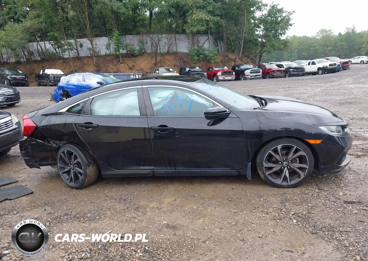 2020 Honda Civic Sport VIN:2HGFC2F89LH593028 - 12