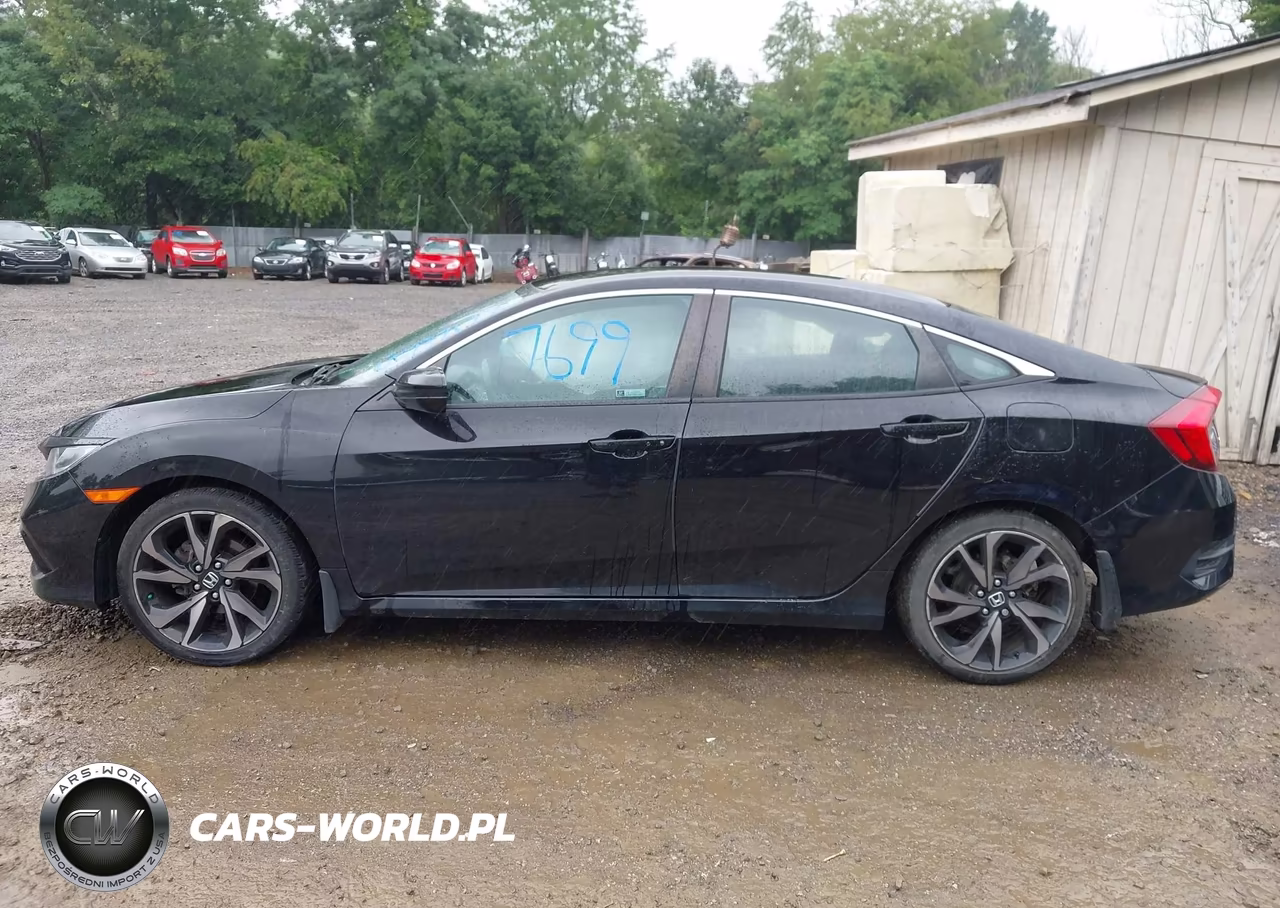 2020 Honda Civic Sport VIN:2HGFC2F89LH593028 - 13