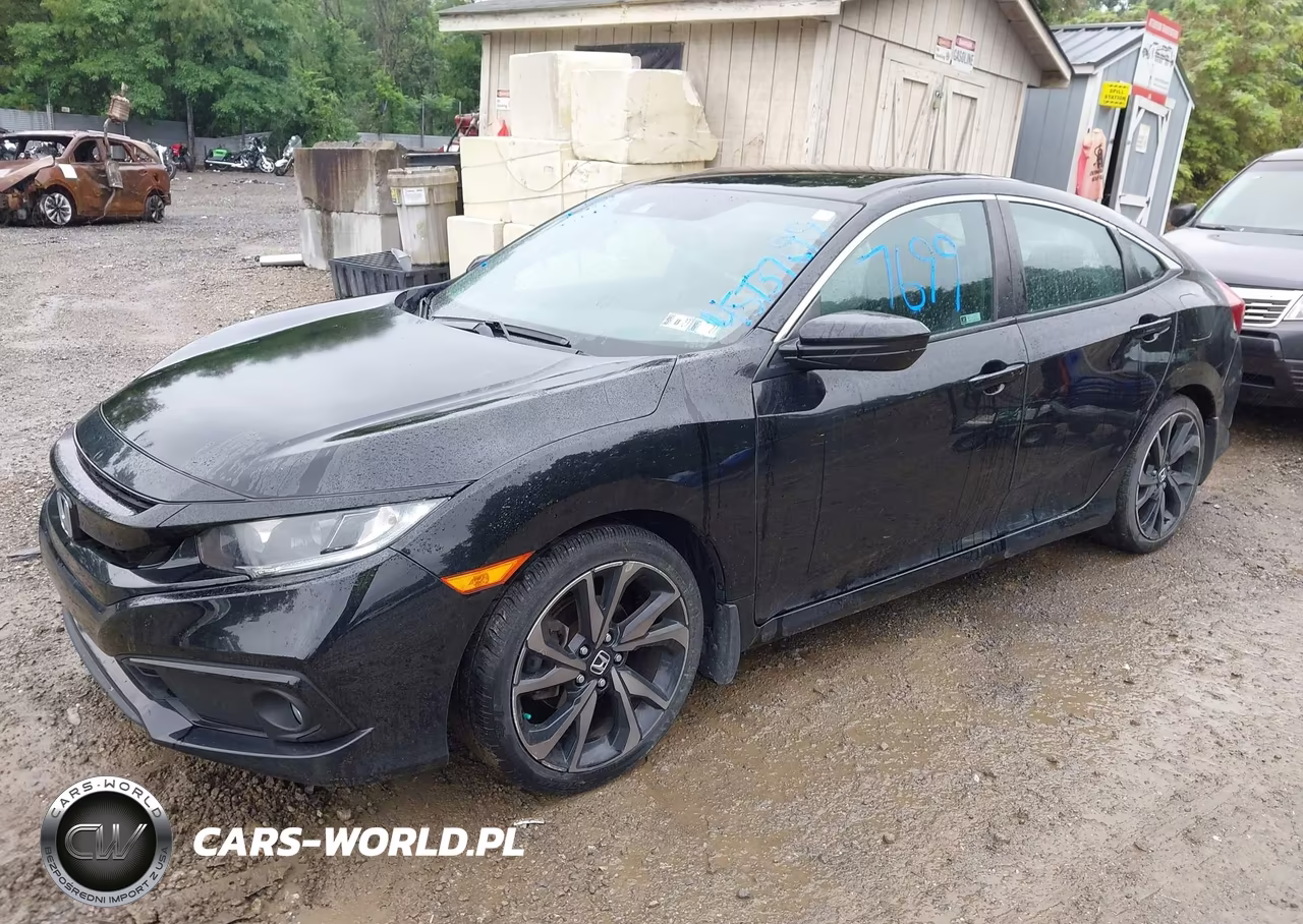 2020 Honda Civic Sport VIN:2HGFC2F89LH593028 - 2