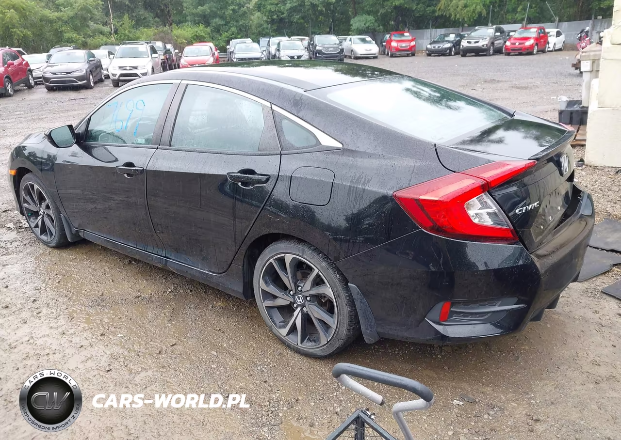 2020 Honda Civic Sport VIN:2HGFC2F89LH593028 - 3