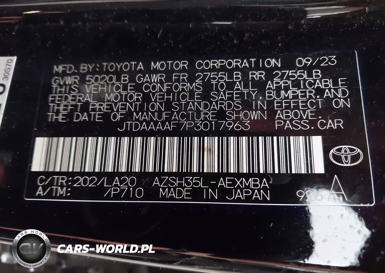 2023 Toyota Crown Limited VIN:JTDAAAAF7P3017963 - 9