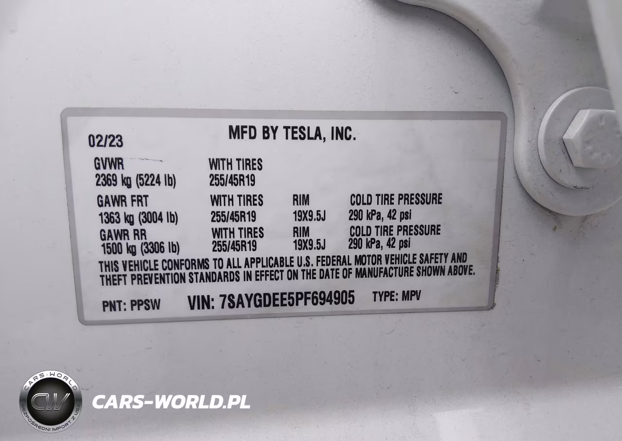 2023 Tesla Model Y Awd-Long Range Dual Motor All-Wheel Drive VIN:7SAYGDEE5PF694905 - 9