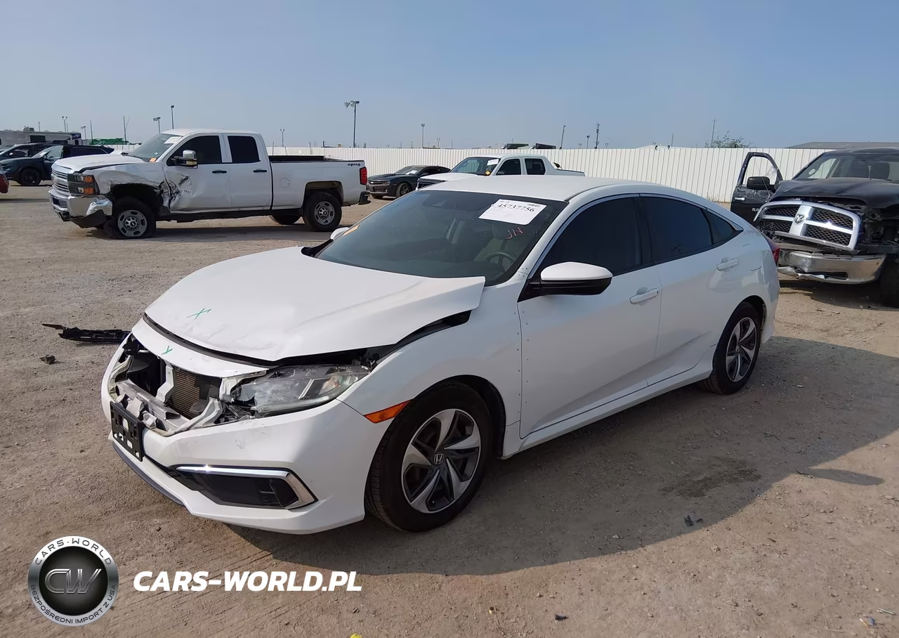 2019 Honda Civic Lx VIN:19XFC2F61KE014010 - 2