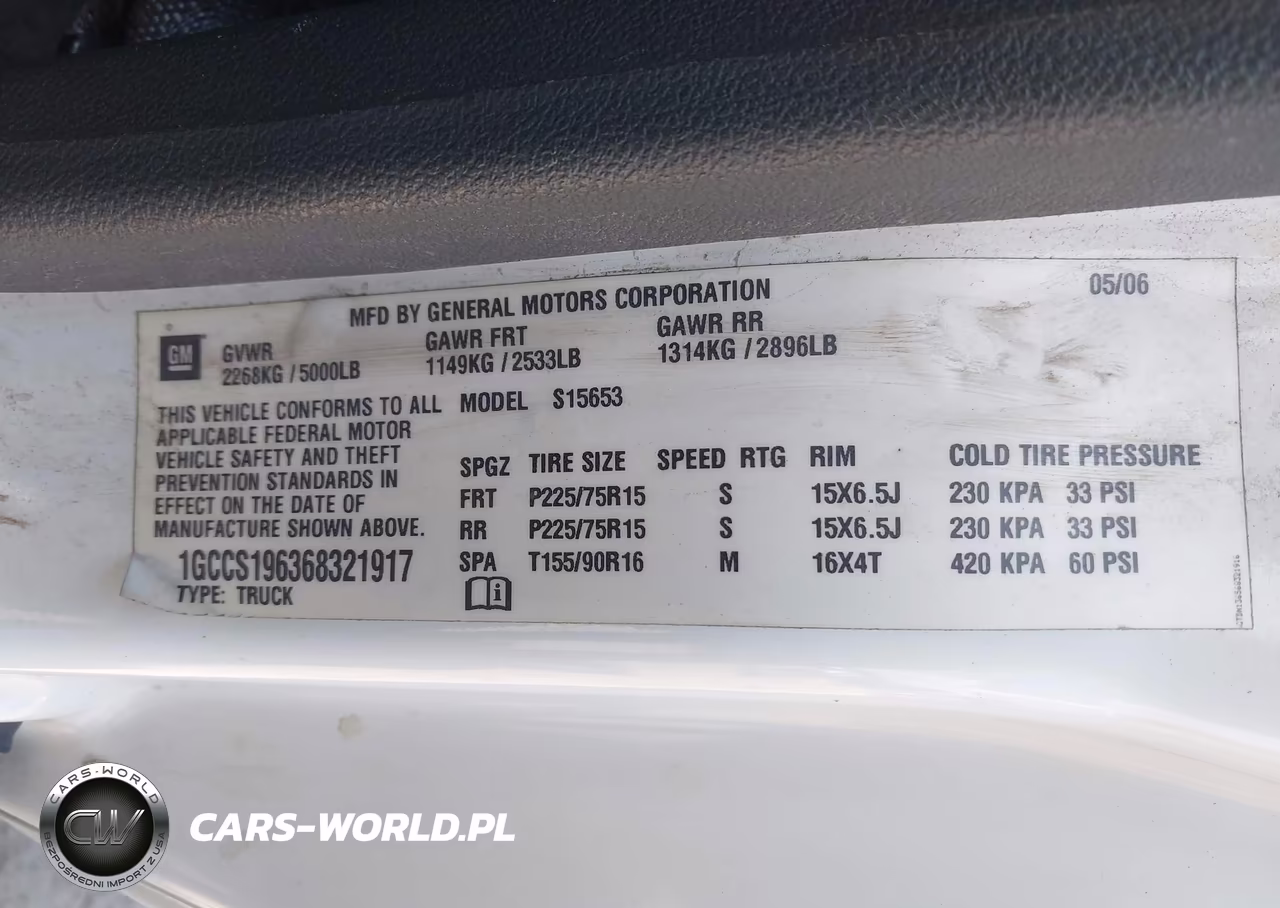 2006 Chevrolet Colorado Lt VIN:1GCCS196368321917 - 9