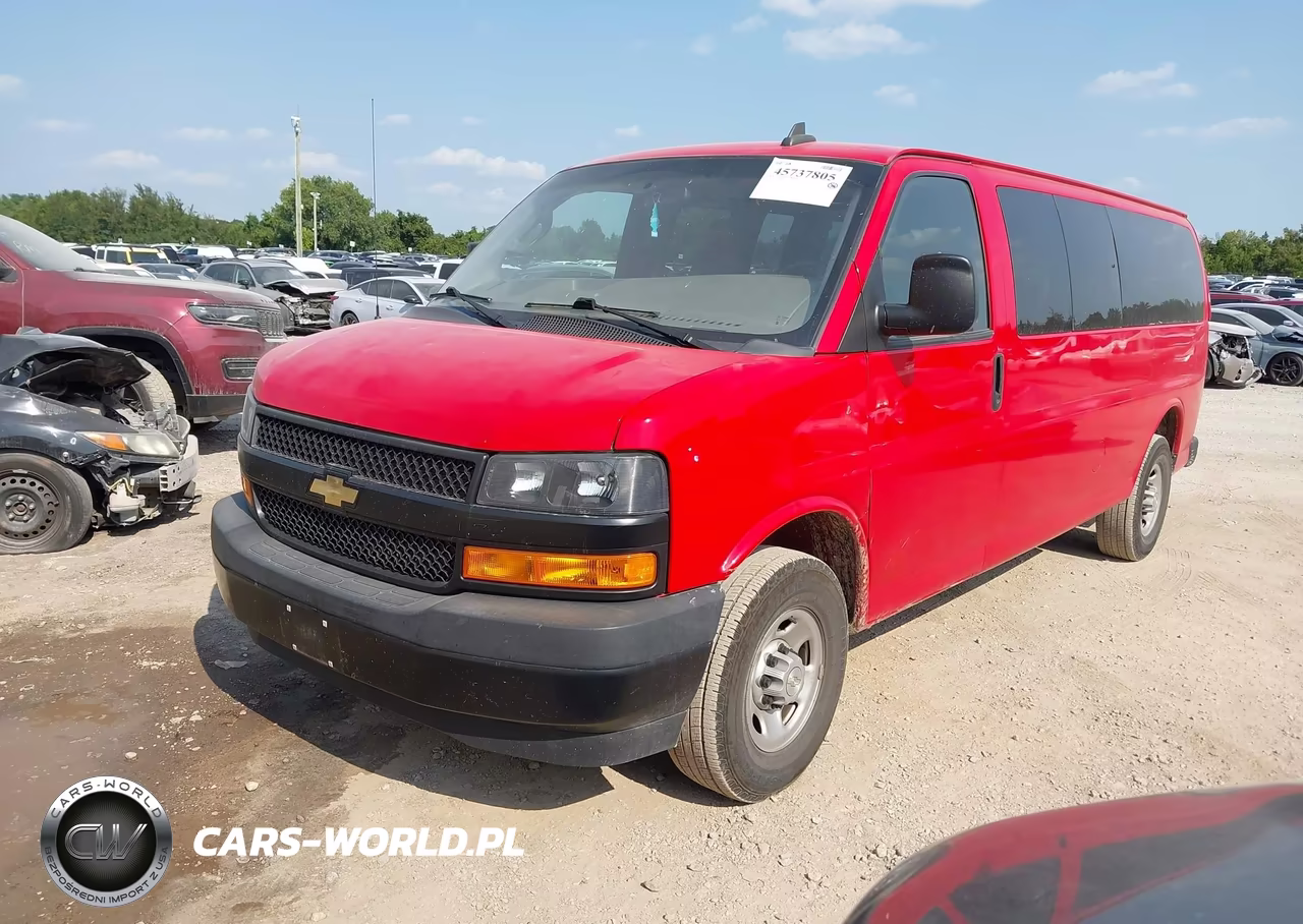 2023 Chevrolet Express Passenger Rwd 3500 Extended Wheelbase Ls VIN:1GAZGNFP8P1111221 - 2
