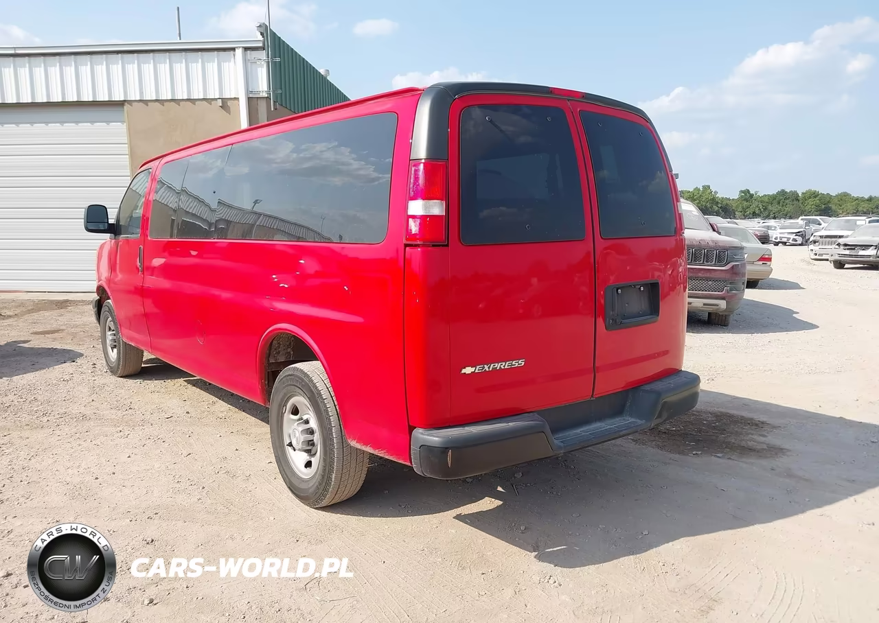 2023 Chevrolet Express Passenger Rwd 3500 Extended Wheelbase Ls VIN:1GAZGNFP8P1111221 - 3