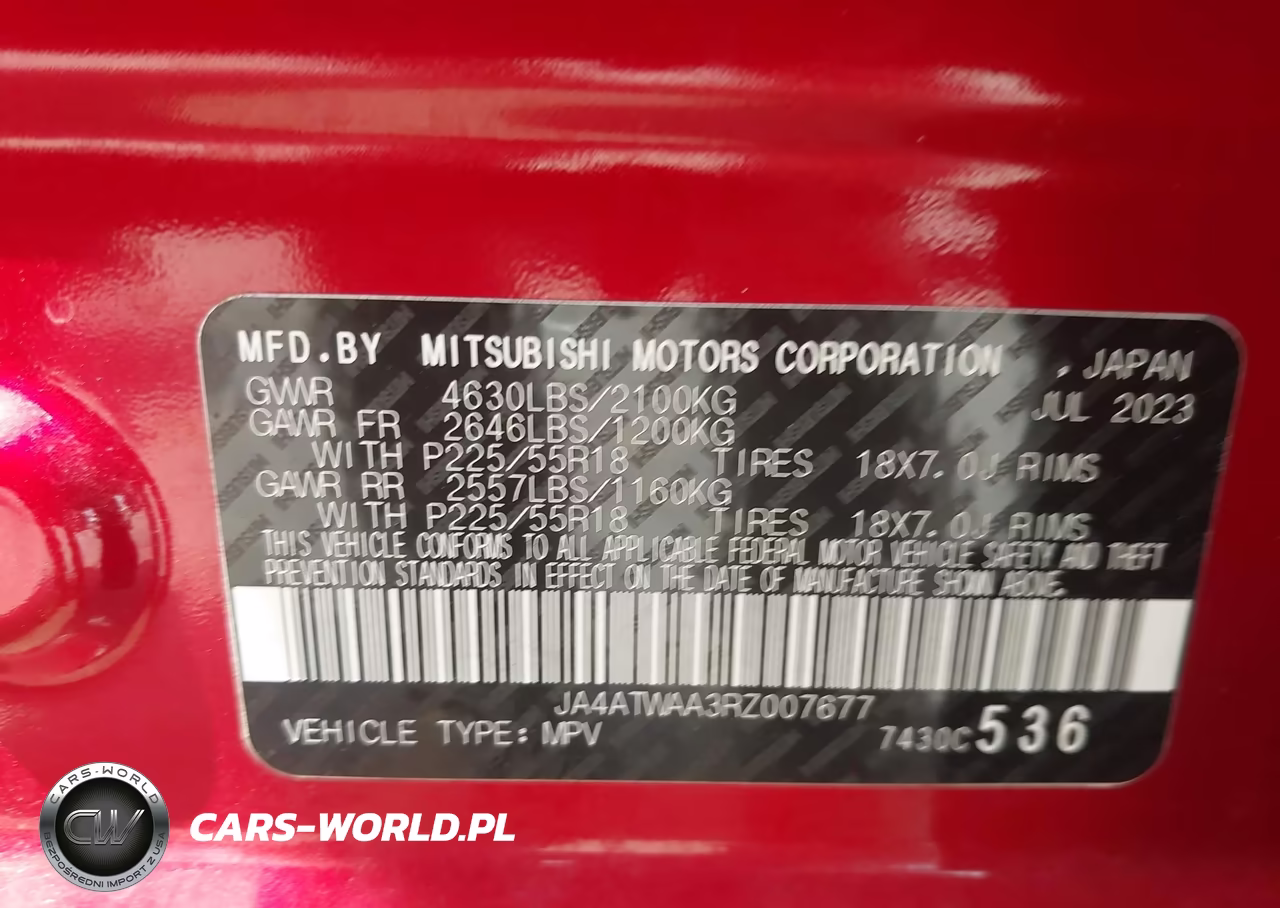 2024 Mitsubishi Eclipse Cross Se S-Awc VIN:JA4ATWAA3RZ007677 - 9