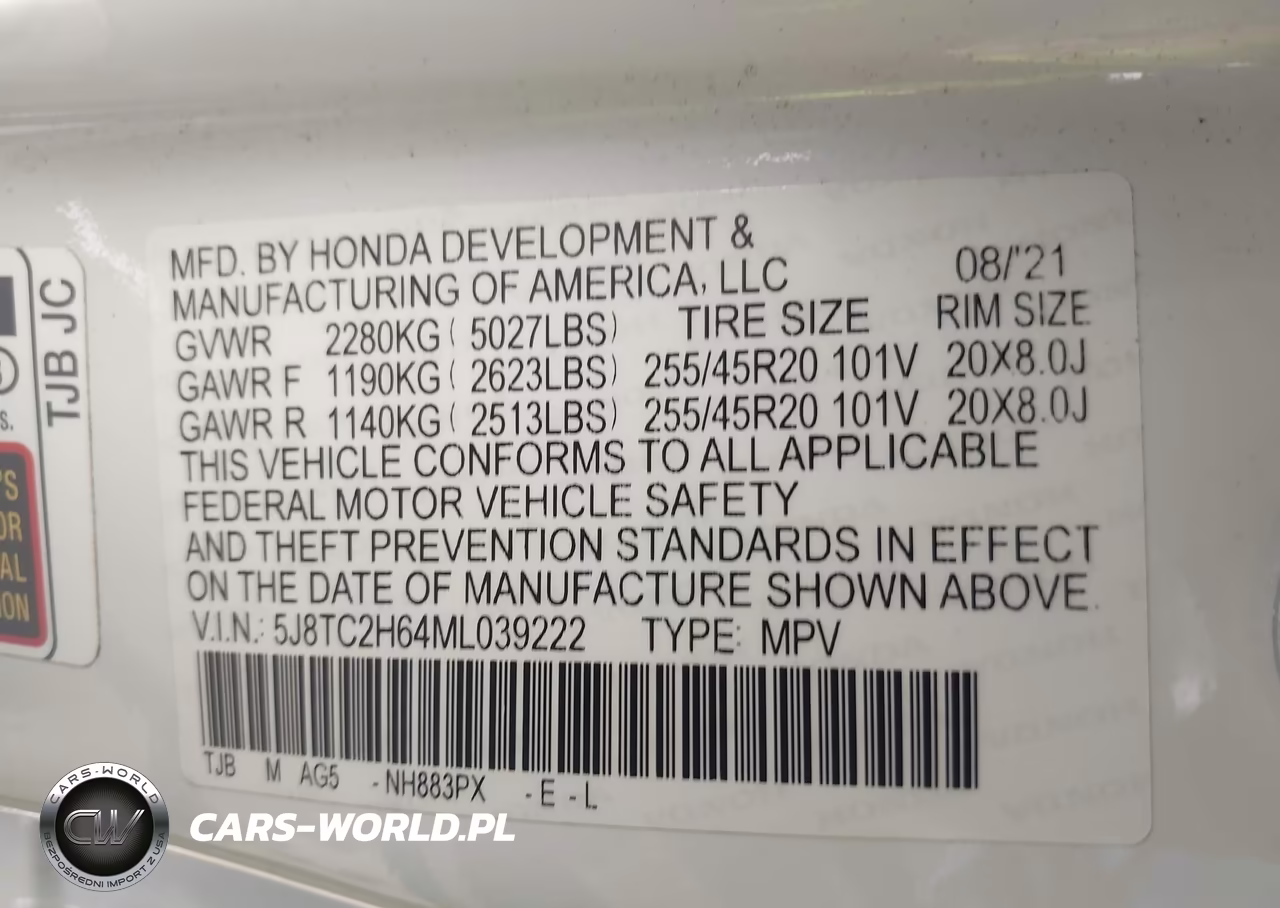 2021 Acura Rdx A-Spec Package VIN:5J8TC2H64ML039222 - 9