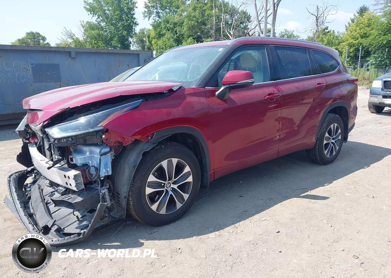 2021 Toyota Highlander Xle VIN:5TDGZRBH0MS550152 - 2