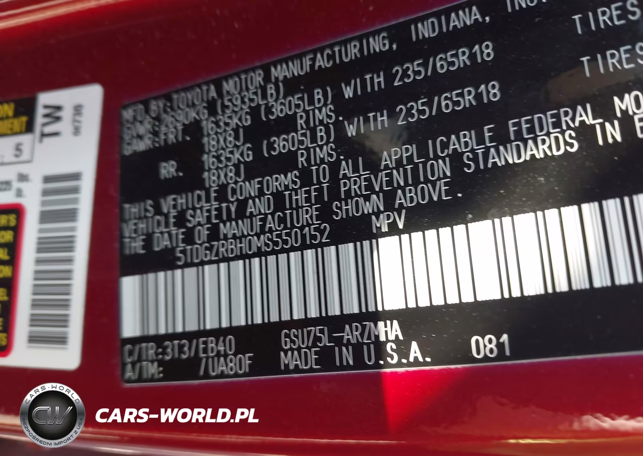 2021 Toyota Highlander Xle VIN:5TDGZRBH0MS550152 - 9
