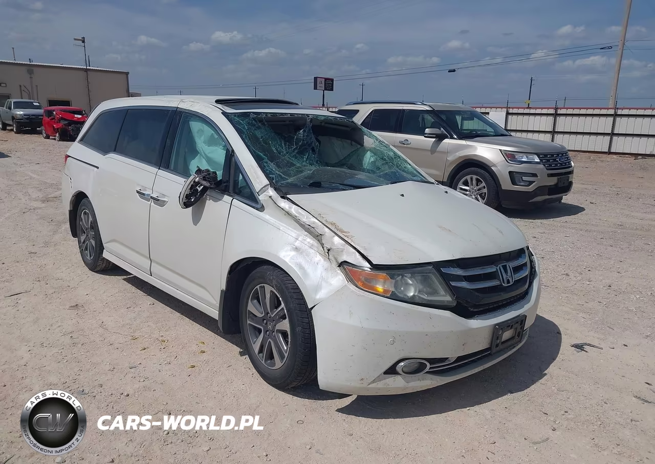 2015 Honda Odyssey Touring-Touring Elite VIN:5FNRL5H98FB102235 - 1