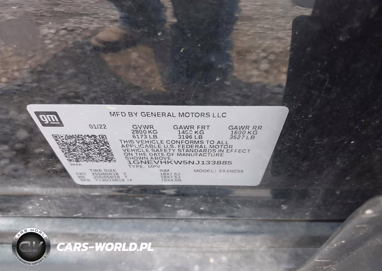 2022 Chevrolet Traverse Awd Lt Leather VIN:1GNEVHKW5NJ133885 - 9