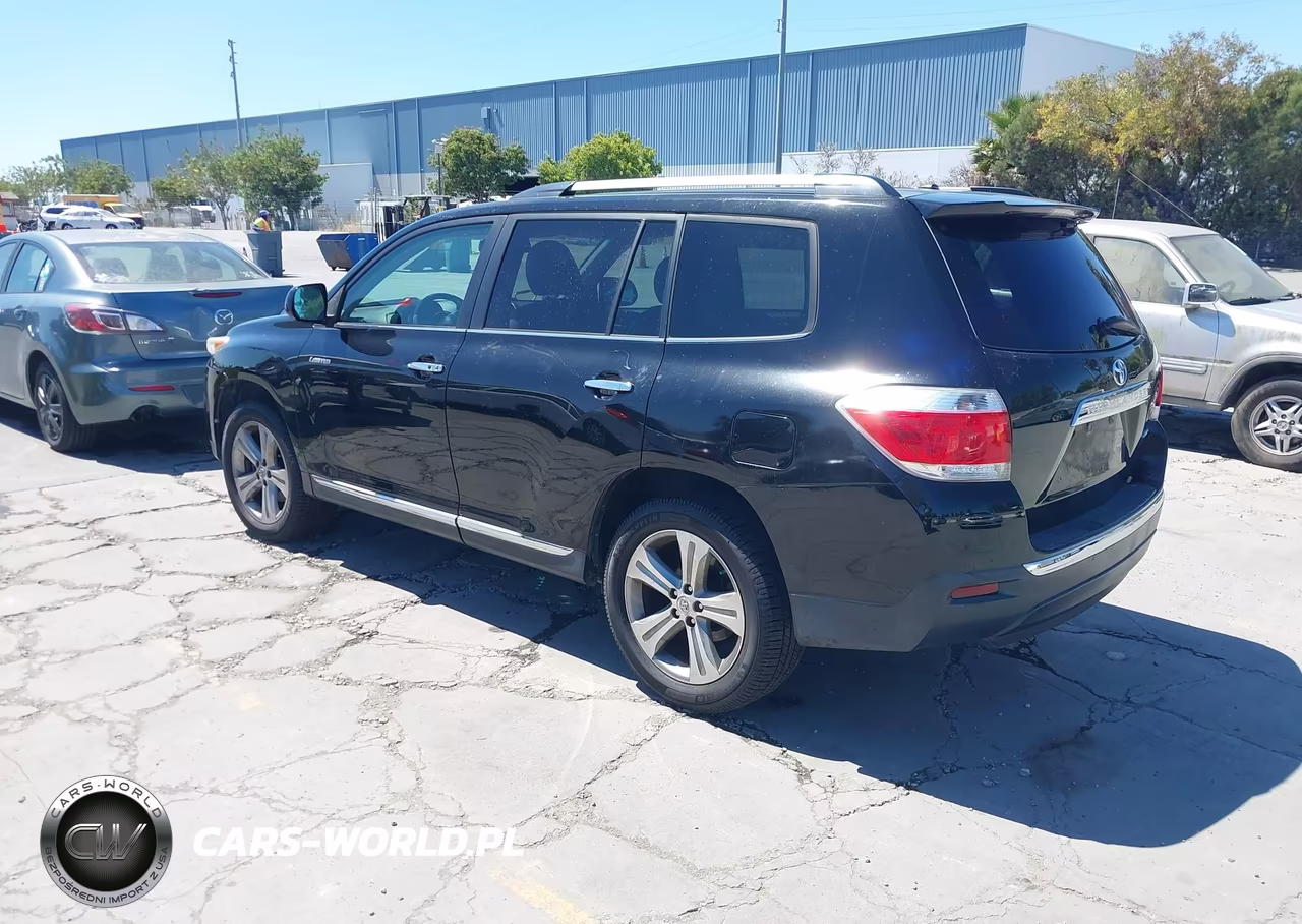 2012 Toyota Highlander Limited V6 VIN:5TDDK3EH4CS105587 - 3