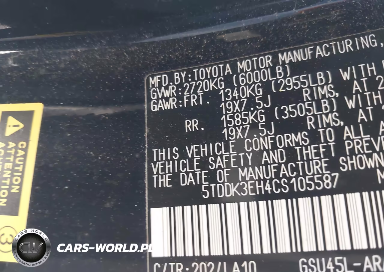 2012 Toyota Highlander Limited V6 VIN:5TDDK3EH4CS105587 - 9
