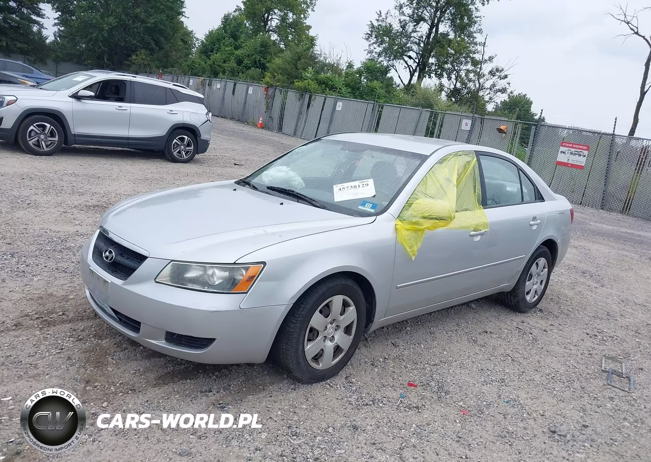 2007 Hyundai Sonata Gls-Gls W-Xm VIN:5NPET46C17H191298 - 2