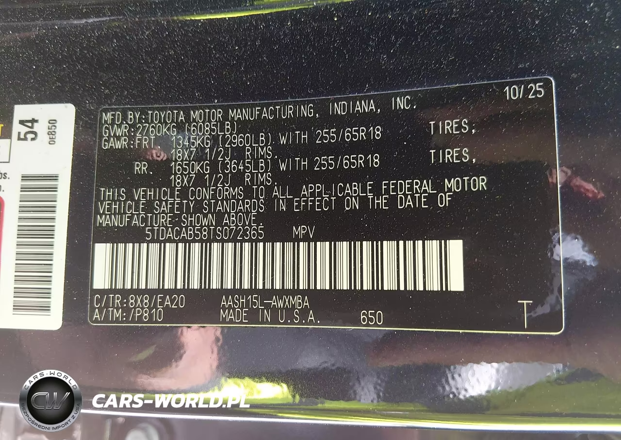 2026 Toyota Grand Highlander Hybrid Xle VIN:5TDACAB58TS072365 - 9