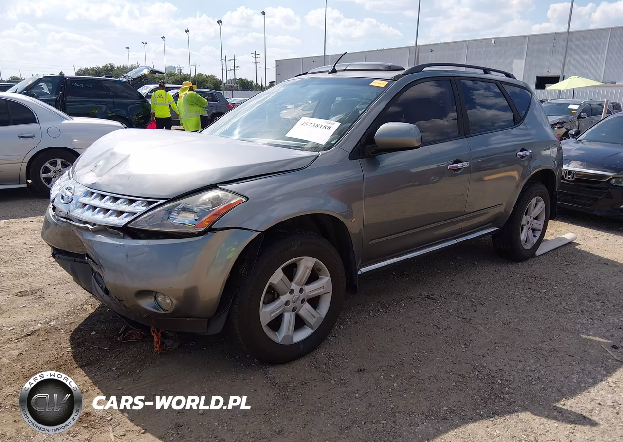 2007 Nissan Murano Sl VIN:JN8AZ08T57W505973 - 2