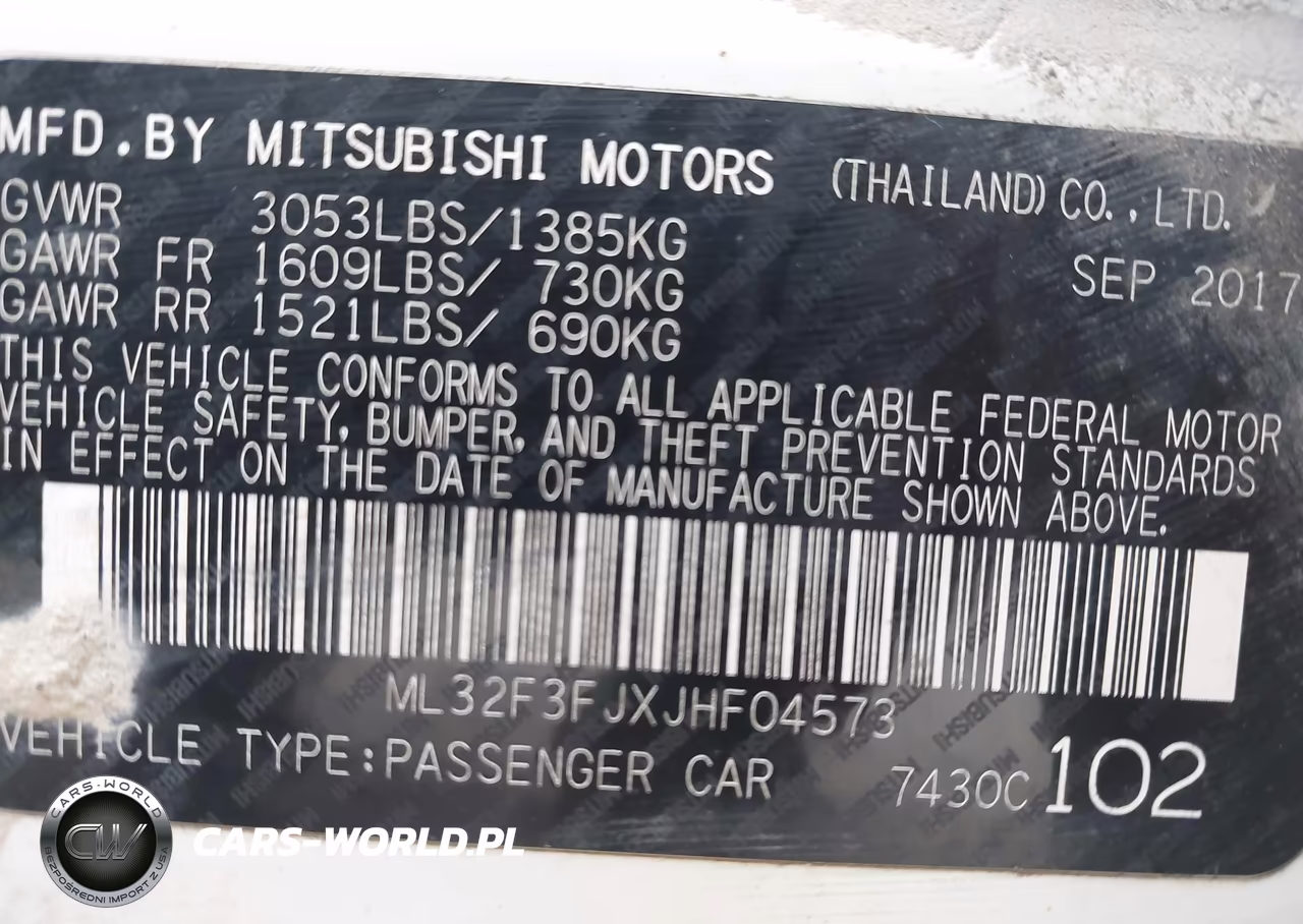 2018 Mitsubishi Mirage G4 Es VIN:ML32F3FJXJHF04573 - 9