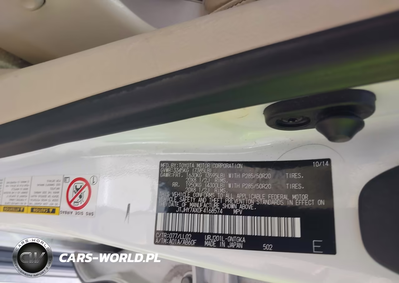 2015 Lexus Lx 570 VIN:JTJHY7AX0F4168574 - 9