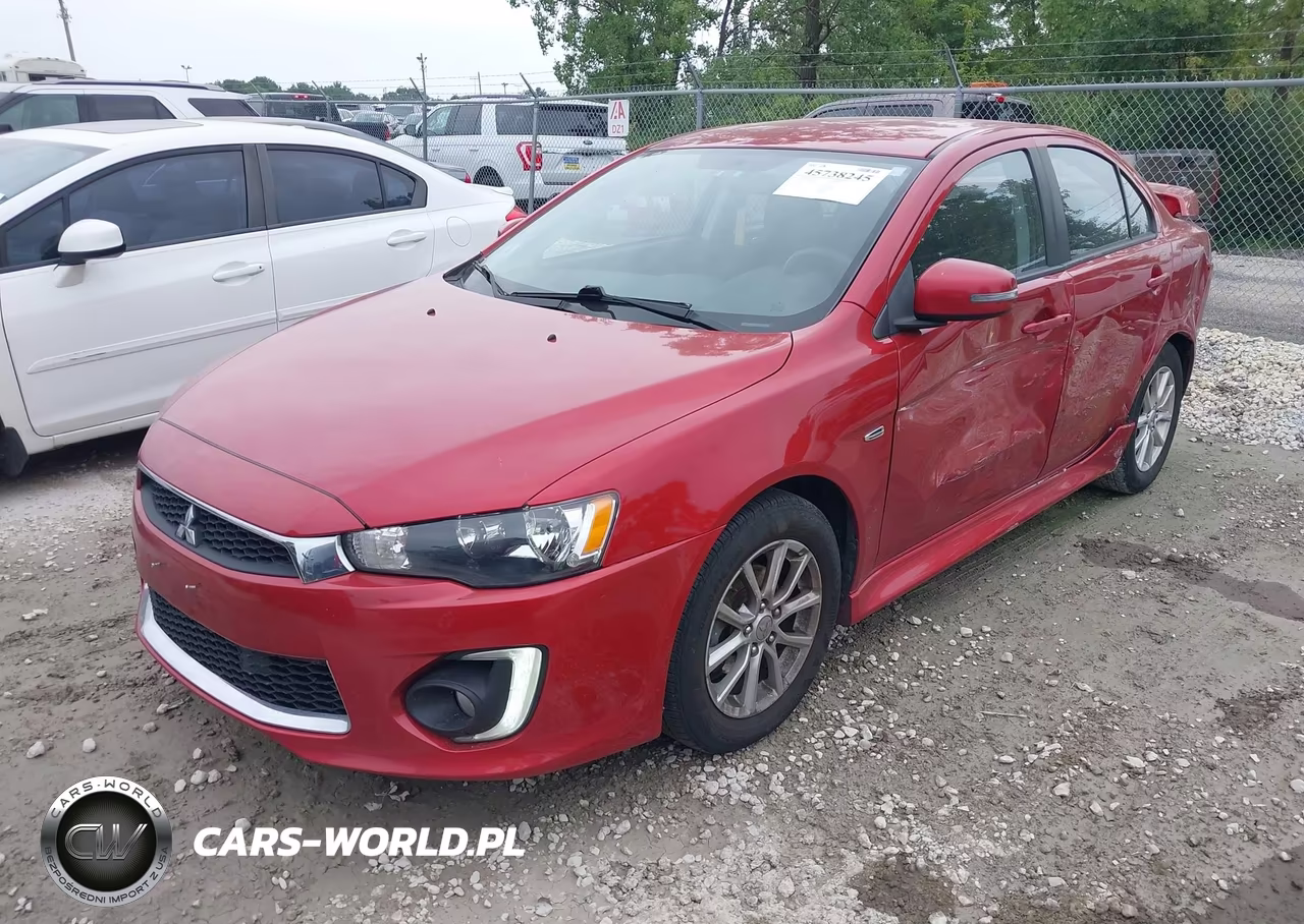 2016 Mitsubishi Lancer Es VIN:JA32U2FU5GU000368 - 2