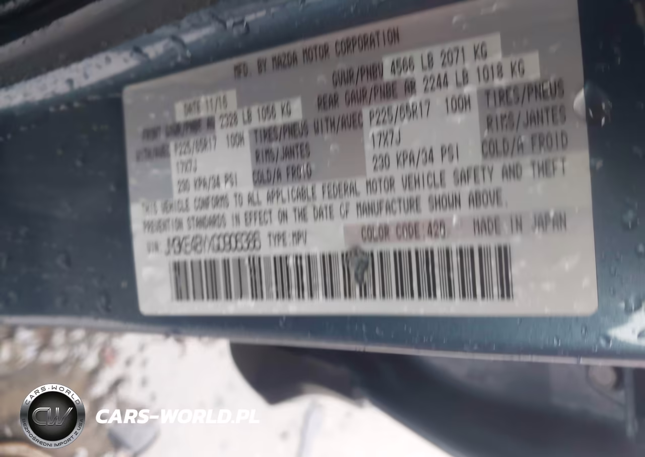 2016 Mazda Cx-5 Sport VIN:JM3KE4BYXG0906386 - 9