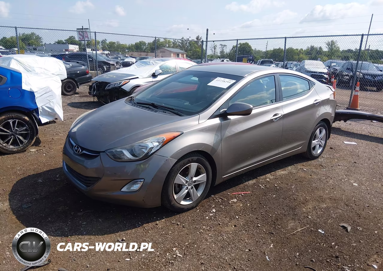 2013 Hyundai Elantra Gls VIN:5NPDH4AE9DH319899 - 2