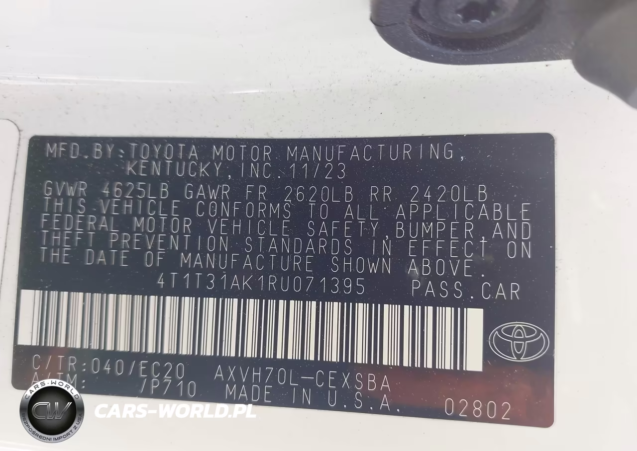 2024 Toyota Camry Hybrid Se Nightshade VIN:4T1T31AK1RU071395 - 9