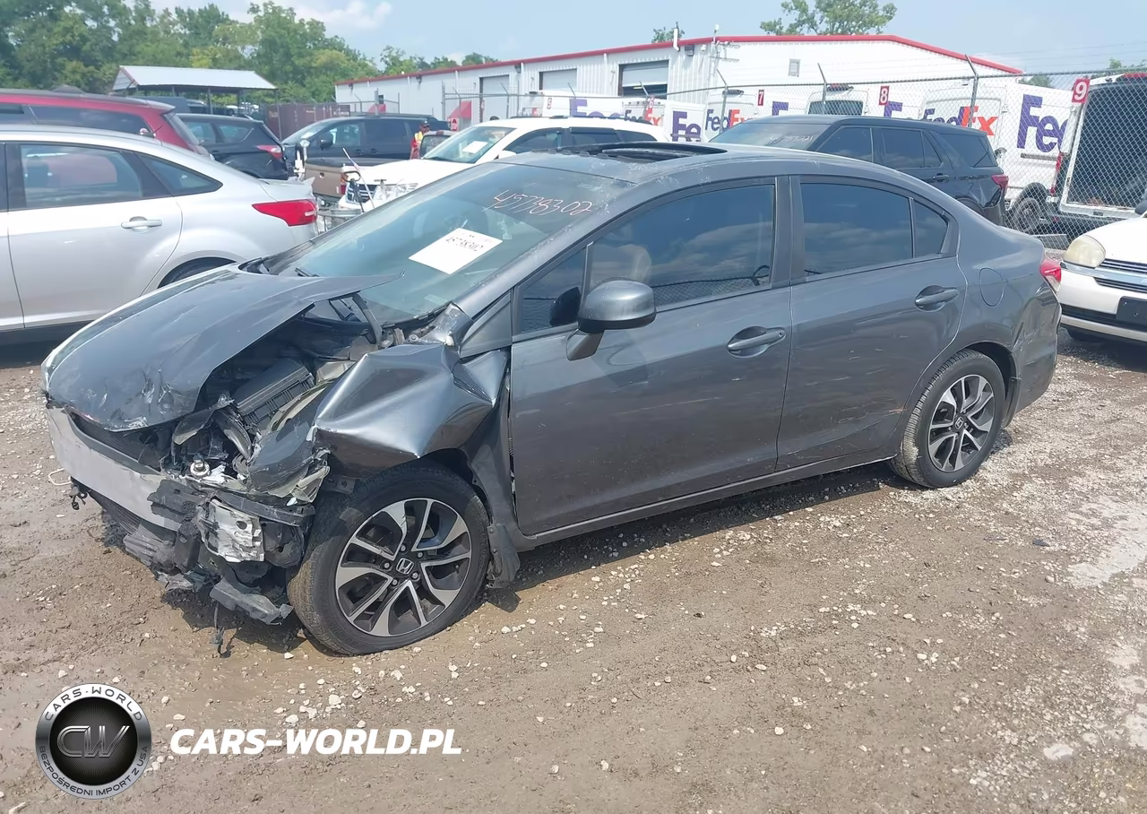 2013 Honda Civic Ex-L VIN:2HGFB2F91DH519812 - 2
